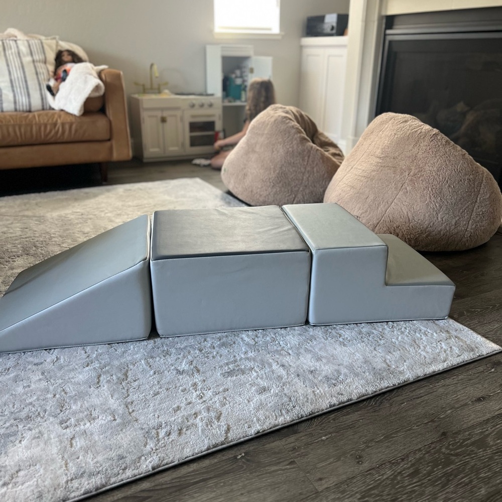 Gray Foam Climbing Blocks